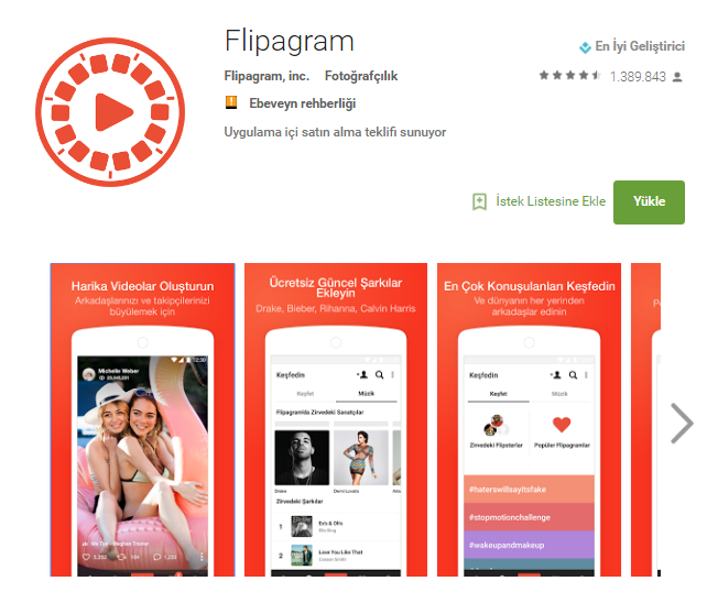 Flipagram, fotoğraflarınızı, videolarınızı ve müziğinizi kullanarak harika slayt şovlar ve video hikayeler oluşturmanın ve paylaşmanın en kolay yoludur